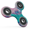 Marbleized Pink and Blue Paradise V432 Full-Body Fidget Spinner Skin-Kit