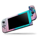 Marbleized Pink and Blue Paradise V432 // Skin Decal Wrap Kit for Nintendo Switch Console & Dock, Joy-Cons, Pro Controller, Lite, 3DS XL, 2DS XL, DSi, or Wii - Vinyl Skin Wrap for Nintendo Switch 2, OLED, Lite, Pro Controller, Wii & Classic Handhelds
