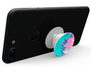 Marbleized Pink and Blue Paradise V432 - Skin Kit for PopSockets and other Smartphone Extendable Grips & Stands