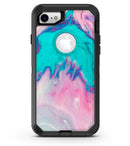 Marbleized Pink and Blue Paradise V432 - iPhone 7 or 8 OtterBox Case & Skin Kits