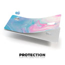 Marbleized Pink and Blue Paradise V482 - Premium Protective Decal Skin-Kit for the Apple Credit Card