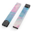Marbleized Pink and Blue Paradise V482 - Premium Decal Protective Skin-Wrap Sticker compatible with the Juul Labs vaping device