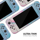 Marbleized Pink and Blue Paradise V482 // Skin Decal Wrap Kit for Nintendo Switch Console & Dock, Joy-Cons, Pro Controller, Lite, 3DS XL, 2DS XL, DSi, or Wii - Vinyl Skin Wrap for Nintendo Switch 2, OLED, Lite, Pro Controller, Wii & Classic Handhelds