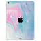 Marbleized Pink and Blue Paradise V482 - Full Body Skin Decal for the Apple iPad Pro 12.9", 11", 10.5", 9.7", Air or Mini (All Models Available)