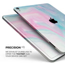 Marbleized Pink and Blue Paradise V482 - Full Body Skin Decal for the Apple iPad Pro 12.9", 11", 10.5", 9.7", Air or Mini (All Models Available)