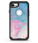 Marbleized Pink and Blue Paradise V482 - iPhone 7 or 8 OtterBox Case & Skin Kits