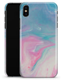 Marbleized Pink and Blue Paradise V482 - iPhone X Clipit Case