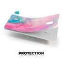 Marbleized Pink and Blue Paradise V712 - Premium Protective Decal Skin-Kit for the Apple Credit Card