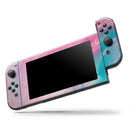 Marbleized Pink and Blue Paradise V712 // Skin Decal Wrap Kit for Nintendo Switch Console & Dock, Joy-Cons, Pro Controller, Lite, 3DS XL, 2DS XL, DSi, or Wii - Vinyl Skin Wrap for Nintendo Switch 2, OLED, Lite, Pro Controller, Wii & Classic Handhelds