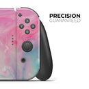 Marbleized Pink and Blue Paradise V712 // Skin Decal Wrap Kit for Nintendo Switch Console & Dock, Joy-Cons, Pro Controller, Lite, 3DS XL, 2DS XL, DSi, or Wii - Vinyl Skin Wrap for Nintendo Switch 2, OLED, Lite, Pro Controller, Wii & Classic Handhelds