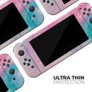 Marbleized Pink and Blue Paradise V712 // Skin Decal Wrap Kit for Nintendo Switch Console & Dock, Joy-Cons, Pro Controller, Lite, 3DS XL, 2DS XL, DSi, or Wii - Vinyl Skin Wrap for Nintendo Switch 2, OLED, Lite, Pro Controller, Wii & Classic Handhelds