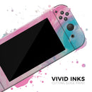 Marbleized Pink and Blue Paradise V712 // Skin Decal Wrap Kit for Nintendo Switch Console & Dock, Joy-Cons, Pro Controller, Lite, 3DS XL, 2DS XL, DSi, or Wii - Vinyl Skin Wrap for Nintendo Switch 2, OLED, Lite, Pro Controller, Wii & Classic Handhelds