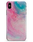 Marbleized Pink and Blue Paradise V712 - iPhone X Clipit Case