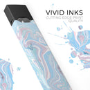 Marbleized Pink and Blue Soft v3 - Premium Decal Protective Skin-Wrap Sticker compatible with the Juul Labs vaping device
