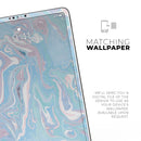 Marbleized Pink and Blue Soft v3 - Full Body Skin Decal for the Apple iPad Pro 12.9", 11", 10.5", 9.7", Air or Mini (All Models Available)