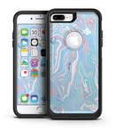 Marbleized Pink and Blue Soft v3 - iPhone 7 or 7 Plus Commuter Case Skin Kit