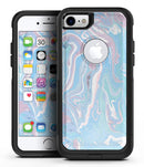 Marbleized Pink and Blue Soft v3 - iPhone 7 or 8 OtterBox Case & Skin Kits