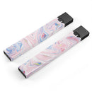 Marbleized Pink and Blue Swirl V2123 - Premium Decal Protective Skin-Wrap Sticker compatible with the Juul Labs vaping device