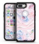 Marbleized Pink and Blue Swirl V2123 - iPhone 7 Plus/8 Plus OtterBox Case & Skin Kits