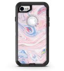 Marbleized Pink and Blue Swirl V2123 - iPhone 7 or 8 OtterBox Case & Skin Kits
