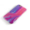 Marbleized Pink and Blue v391 iPhone 6/6s or 6/6s Plus 2-Piece Hybrid INK-Fuzed Case