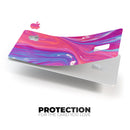 Marbleized Pink and Blue v391 - Premium Protective Decal Skin-Kit for the Apple Credit Card