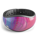 Marbleized Pink and Blue v391 - Decal Skin Wrap Kit for the Disney Magic Band
