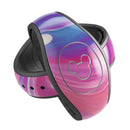 Marbleized Pink and Blue v391 - Decal Skin Wrap Kit for the Disney Magic Band