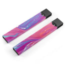 Marbleized Pink and Blue v391 - Premium Decal Protective Skin-Wrap Sticker compatible with the Juul Labs vaping device