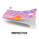 Marbleized Pink and Purple Paradise V2 - Premium Protective Decal Skin-Kit for the Apple Credit Card