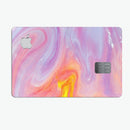 Marbleized Pink and Purple Paradise V2 - Premium Protective Decal Skin-Kit for the Apple Credit Card