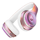 Marbleized Pink and Purple Paradise V2 Full-Body Skin Kit for the Beats by Dre Solo 3 Wireless Headphones