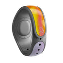Marbleized Pink and Purple Paradise V2 - Decal Skin Wrap Kit for the Disney Magic Band
