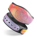 Marbleized Pink and Purple Paradise V2 - Decal Skin Wrap Kit for the Disney Magic Band