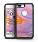Marbleized Pink and Purple Paradise V2 - iPhone 7 or 7 Plus Commuter Case Skin Kit