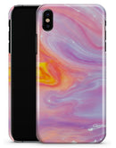 Marbleized Pink and Purple Paradise V2 - iPhone X Clipit Case