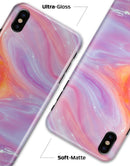 Marbleized Pink and Purple Paradise V2 - iPhone X Clipit Case
