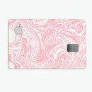 Marbleized Pink v3 - Premium Protective Decal Skin-Kit for the Apple Credit Card