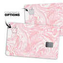 Marbleized Pink v3 - Premium Protective Decal Skin-Kit for the Apple Credit Card