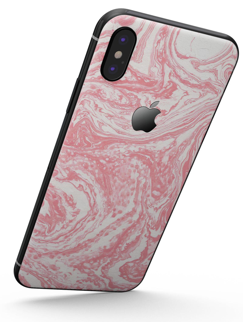 Marbleized Pink v3 - iPhone X Skin-Kit