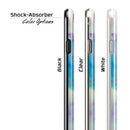 Marbleized Soft Blue V32 iPhone 6/6s or 6/6s Plus 2-Piece Hybrid INK-Fuzed Case