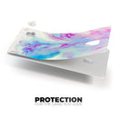 Marbleized Soft Blue V32 - Premium Protective Decal Skin-Kit for the Apple Credit Card