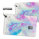 Marbleized Soft Blue V32 - Premium Protective Decal Skin-Kit for the Apple Credit Card