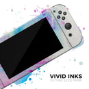 Marbleized Soft Blue V32 // Skin Decal Wrap Kit for Nintendo Switch Console & Dock, Joy-Cons, Pro Controller, Lite, 3DS XL, 2DS XL, DSi, or Wii - Vinyl Skin Wrap for Nintendo Switch 2, OLED, Lite, Pro Controller, Wii & Classic Handhelds