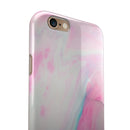 Marbleized Soft Pink iPhone 6/6s or 6/6s Plus 2-Piece Hybrid INK-Fuzed Case