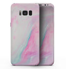 Marbleized Soft Pink - Samsung Galaxy S8 Full-Body Skin Kit