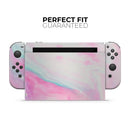 Marbleized Soft Pink // Skin Decal Wrap Kit for Nintendo Switch Console & Dock, Joy-Cons, Pro Controller, Lite, 3DS XL, 2DS XL, DSi, or Wii - Vinyl Skin Wrap for Nintendo Switch 2, OLED, Lite, Pro Controller, Wii & Classic Handhelds