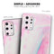 Marbleized Soft Pink - Skin-Kit for the Samsung Galaxy S-Series S20, S20 Plus, S20 Ultra , S10 & others (All Galaxy Devices Available)