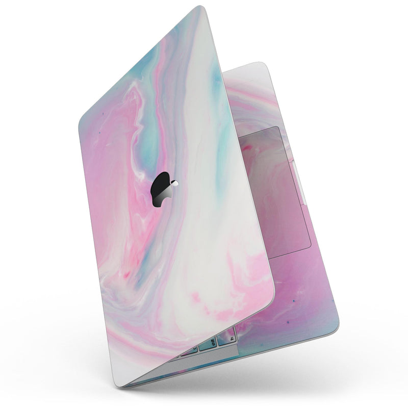 MacBook Pro with Touch Bar Skin Kit - Marbleized_Soft_Pink_and_Blue_Paradise-MacBook_13_Touch_V7.jpg?