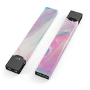 Marbleized Soft Pink and Blue Paradise - Premium Decal Protective Skin-Wrap Sticker compatible with the Juul Labs vaping device
